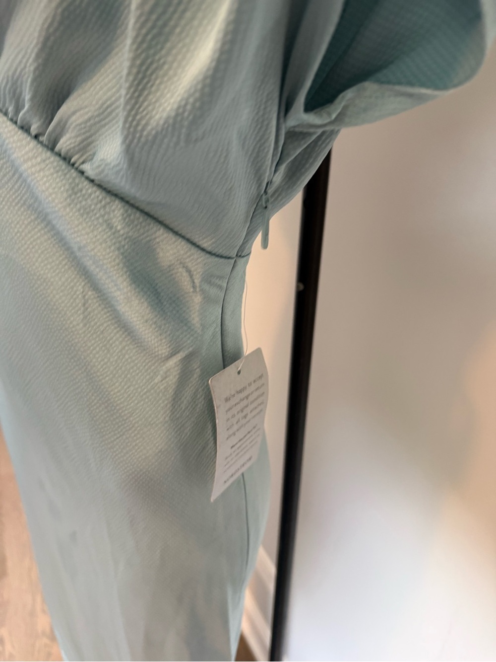 Adelyn Rae Light Blue Textured Dress - Picture 7 of 10